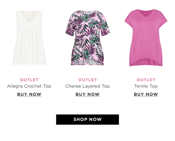 Shop Outlet Tops Nothing Over $10*
