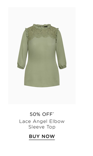 Shop the Lace Angel Elbow Top