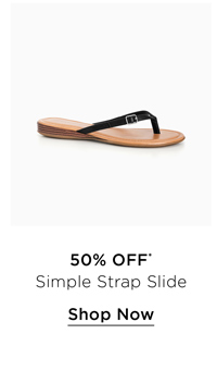 Shop the Simple Strap Slide
