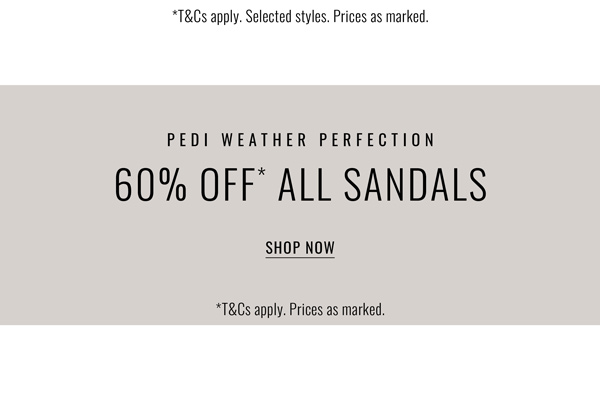 Shop 60% Off* All Sandals