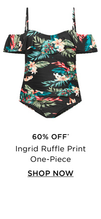 Shop the Ingrid Ruffle Print 1 Piece