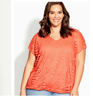 Shop the Elora Burnout Top