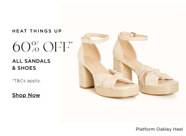 Shop 60% Off* All Sandals & Shoes