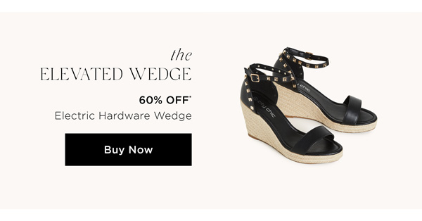 Shop the Electric Gold Stud Hardware Wedge