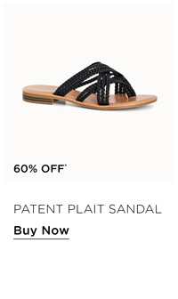 Shop the Patent Plait Sandal
