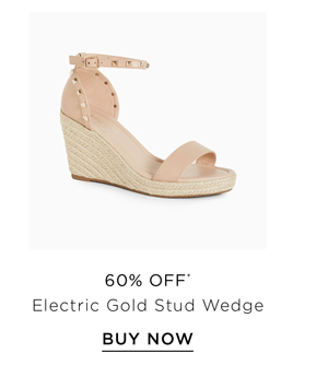 Shop the Electric Gold Stud Hardware Wedge