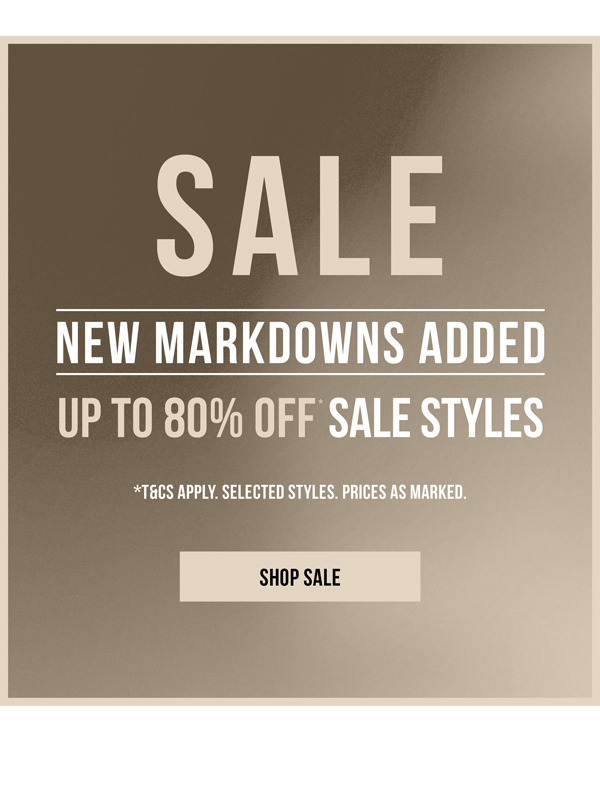 Shop Up to 80% Off* Sale Styles