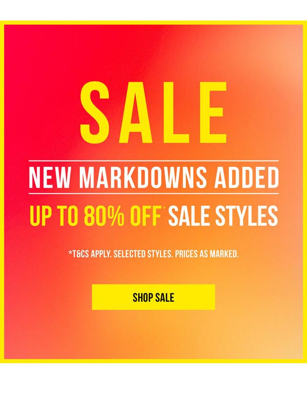 Shop Up to 80% Off* Sale Styles