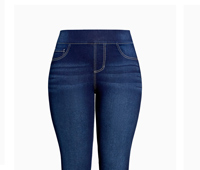 Shop the Hi Rise Jegging Dark Wash