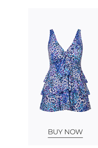 Shop the Ruffled Print Tankini Top