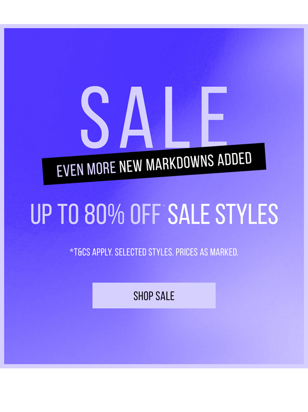 Shop Sale Up To 80% Off*