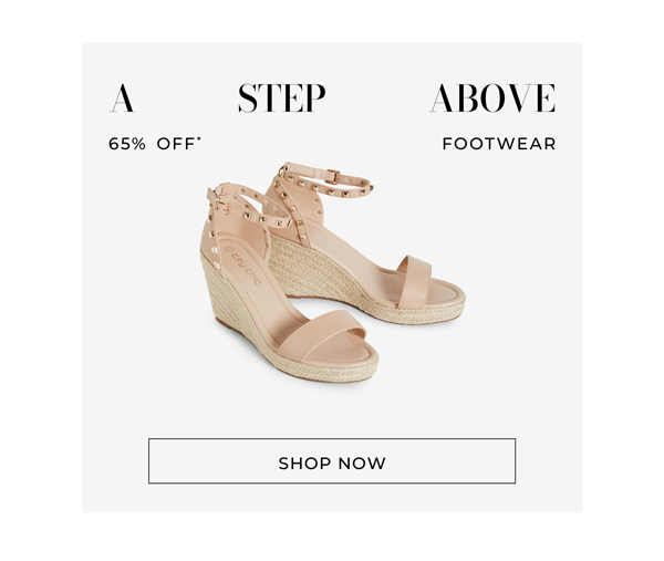 Shop 65% Off* All Footwear