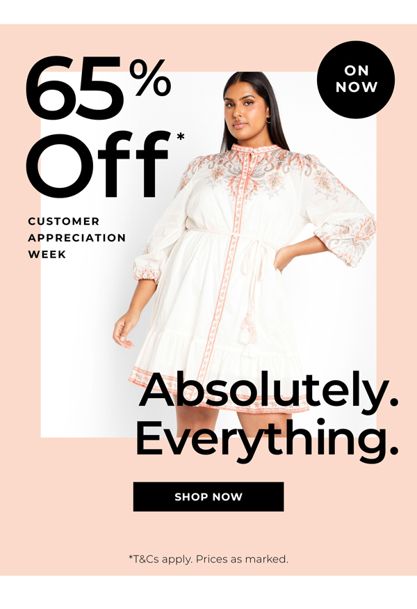 Shop 65% Off* Everything