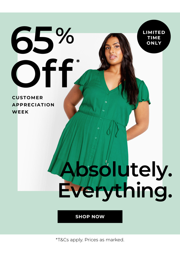 Shop 65% Off* Everything