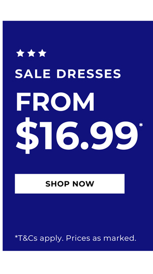 Shop Sale Dresses From $16.99*
