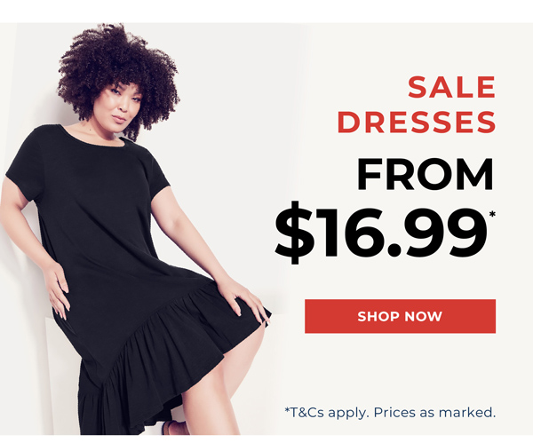 Shop Sale Dresses From $16.99*