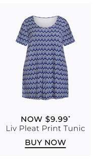Shop the Liv Pleat Print Tunic