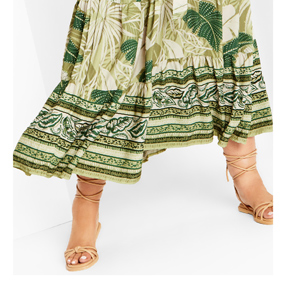 Shop the Raina Border Maxi Dress