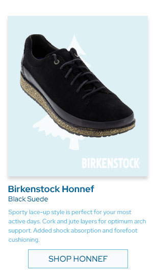 Birkenstock Honnef Black Suede