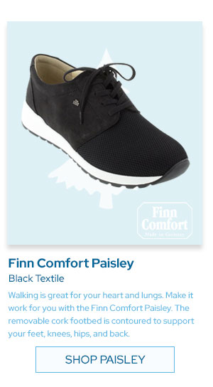 Finn Comfort Paisley Black Textile