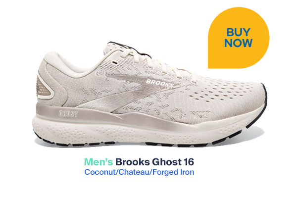 Brooks Ghost 16 SKU: 195394413519 Color: Coconut/Chateau/Forged Iron