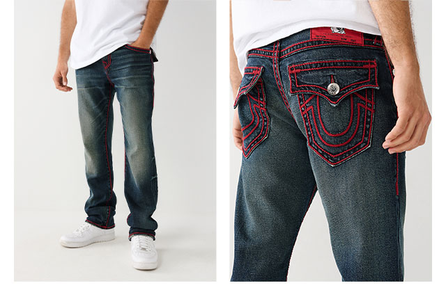 RICKY ROPE STITCH STRAIGHT JEAN