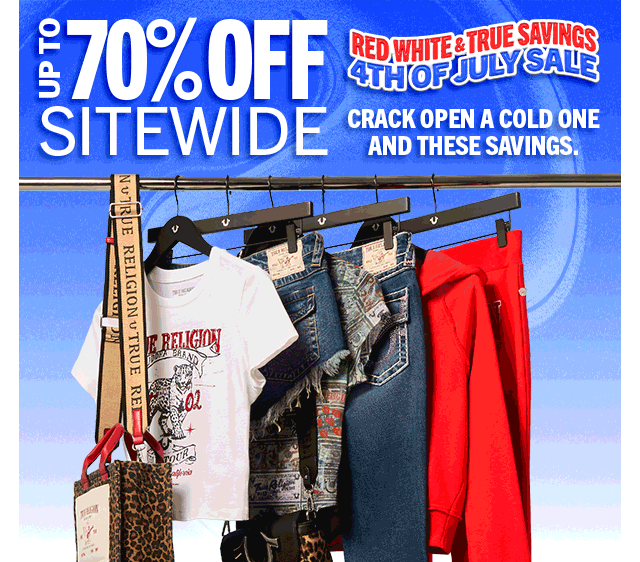 UP TO 70% OFF EVERYTHING | Shop Now