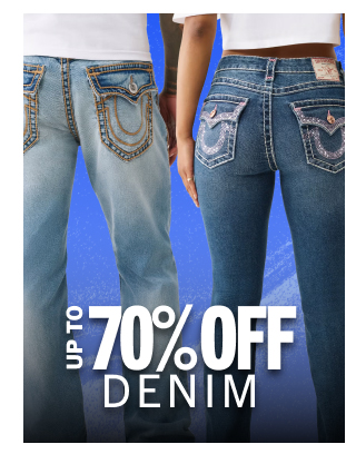 UP TO 70% OFF DENIM