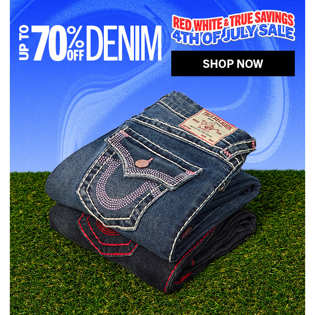 UP TO 70% OFF DENIM | Shop Now