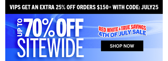 UP TO 70% OFF SITEWIDE | Shop Now