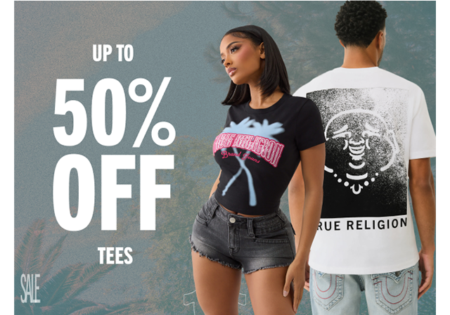 UP TO 50% OFF TEES | Shop Now