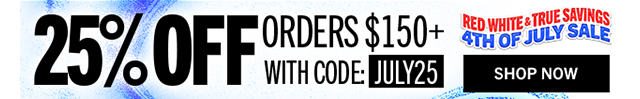 IT PAYS TO BE VIP | 25% OFF ORDERS $150+ WITH CODE: JULY25 | Shop Now