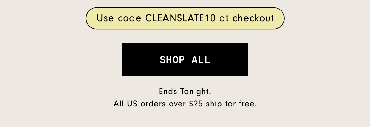 10% Off Cleansers and Toners