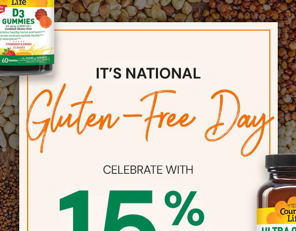 It's National Gluten-Free Day