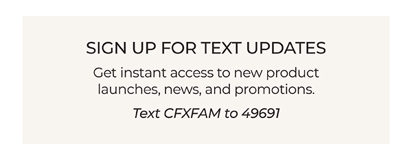 Sign Up For Text Updates