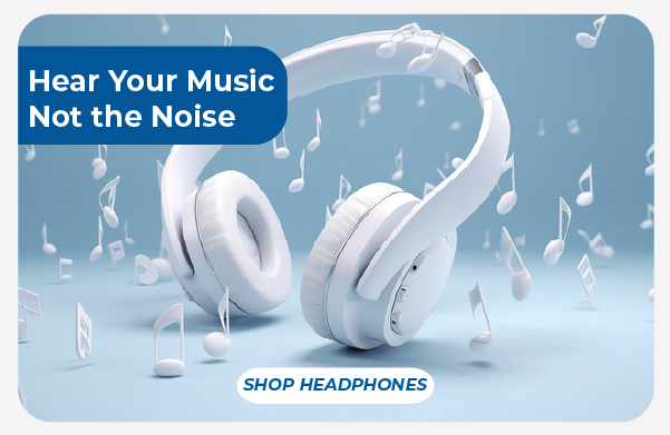 Hear your music, not the noise. Shop headphones