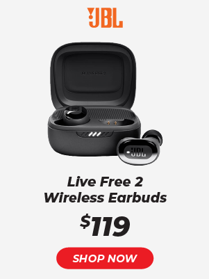 JBL Live Free 2 TWS Wireless Earbuds - Black