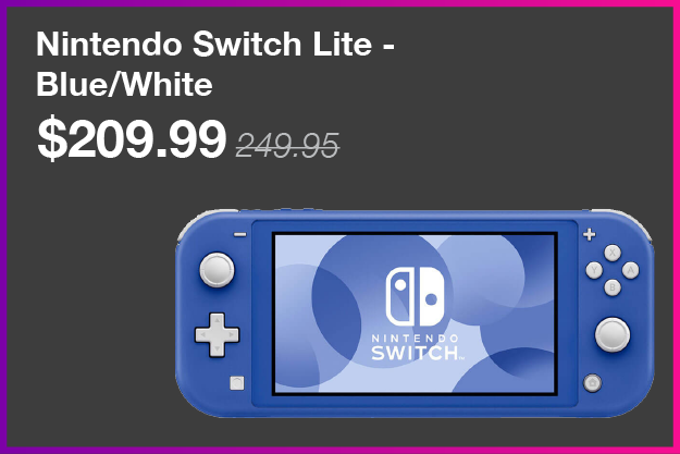 Nintendo Switch Lite - Blue was 249.95 now 209.99
