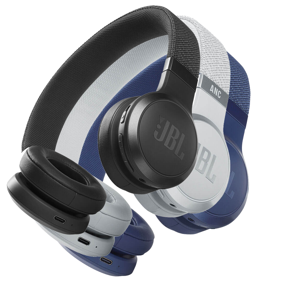 JBL Live 460NC Black Wireless On-Ear Headphones - 3 Colors Available