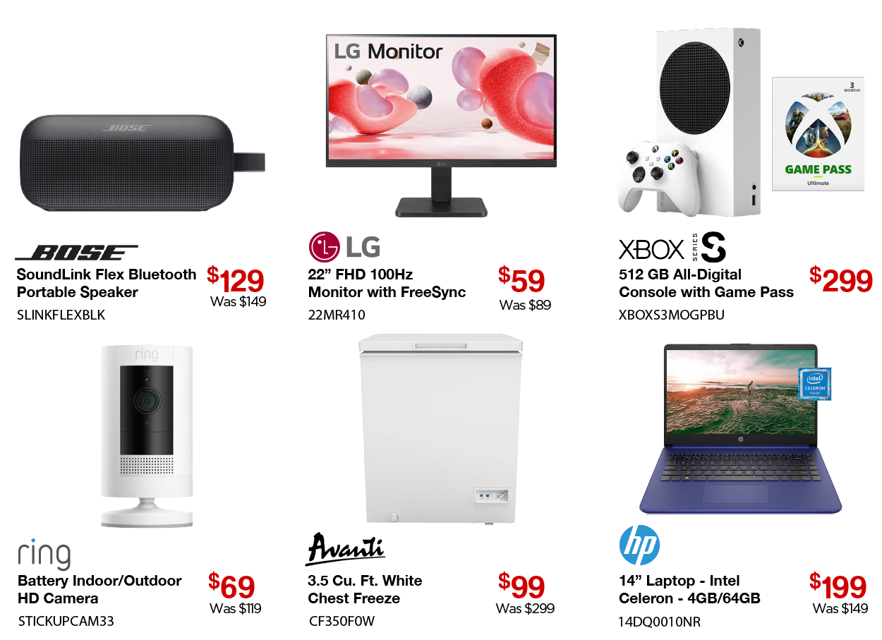 Celebrate Presidents' Day Savings with our weekly deals!
