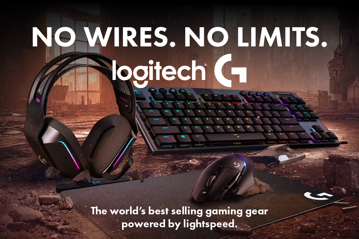 No Wires, no limits. The world's best selling gaming gear powered by lightspeed.