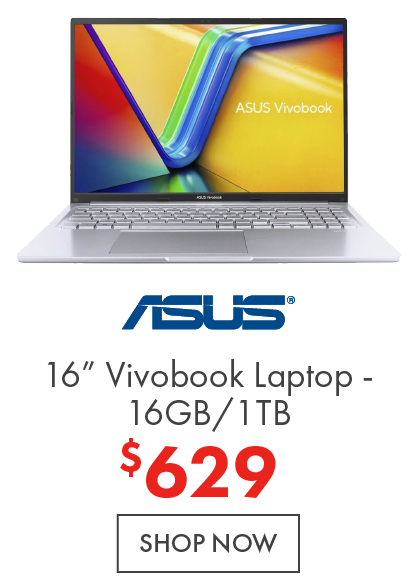 Asus vivobook laptop, now 629
