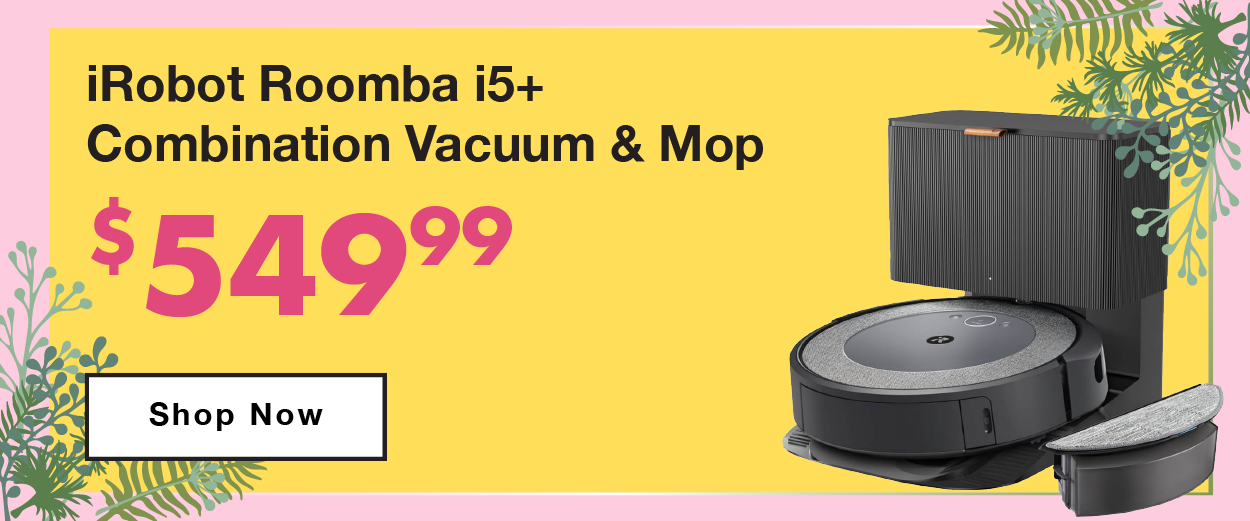 iRobot Roomba i5 Plus Combo Vacuum and Mop Robot Vacuum - Woven Neutral now $549.99