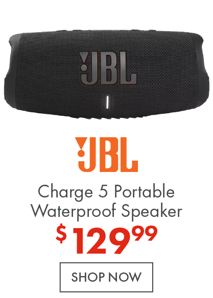JBL Charge 5 Portable Waterproof Speaker now $129.99