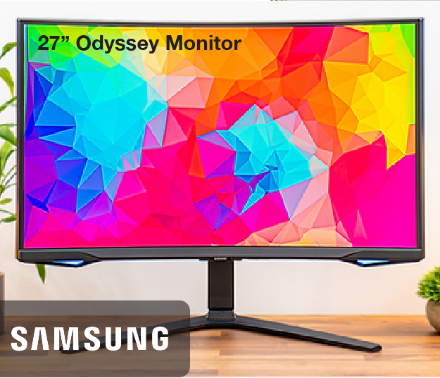 Samsung 27 inch Odyssey G65B QHD 240Hz Curved Gaming Monitor