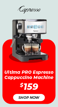 Capresso Ultima PRO Programmable Espresso & Cappuccino Machine