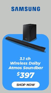 Samsung 3.1ch Wireless Dolby Atmos Soundbar w/ Q-Symphony + Wireless Subwoofer