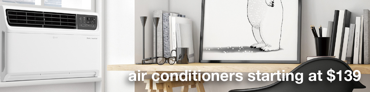 air conditioners starting at $139