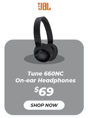 JBL Tune 660NC Black Wireless On-Ear Headphones