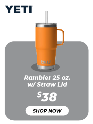 Yeti Rambler 25 oz. Mug with Straw Lid - King Krab Orange